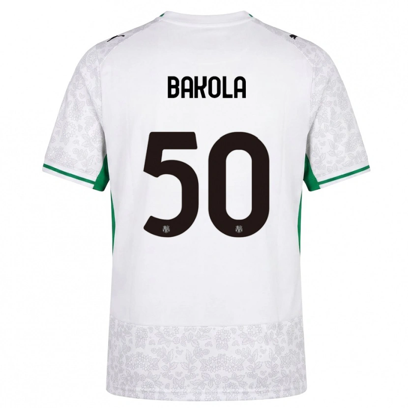Danxen Dámské Darryl Bakola #50 Bílá Černá Zelená Daleko Hráčské Dresy 2026/27 Dres