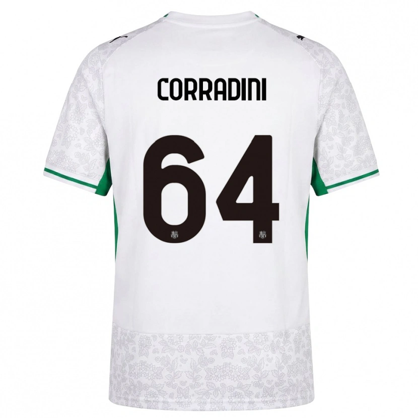 Danxen Dámské Francesco Corradini #64 Bílá Černá Zelená Daleko Hráčské Dresy 2026/27 Dres