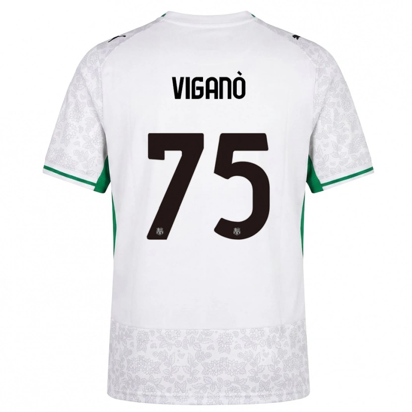 Danxen Dámské Lorenzo Viganò #75 Bílá Černá Zelená Daleko Hráčské Dresy 2026/27 Dres
