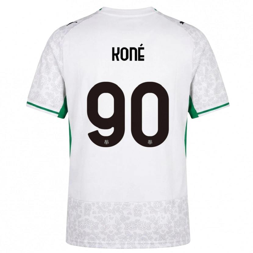 Danxen Dámské Ismaël Koné #90 Bílá Černá Zelená Daleko Hráčské Dresy 2026/27 Dres