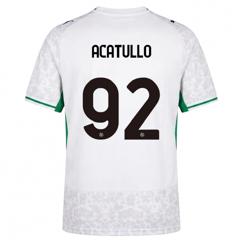 Danxen Dámské Cristian Acatullo #92 Bílá Černá Zelená Daleko Hráčské Dresy 2026/27 Dres