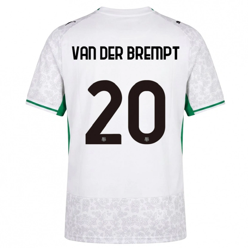 Danxen Dámské Ignace Van Der Brempt #20 Bílá Černá Zelená Daleko Hráčské Dresy 2026/27 Dres