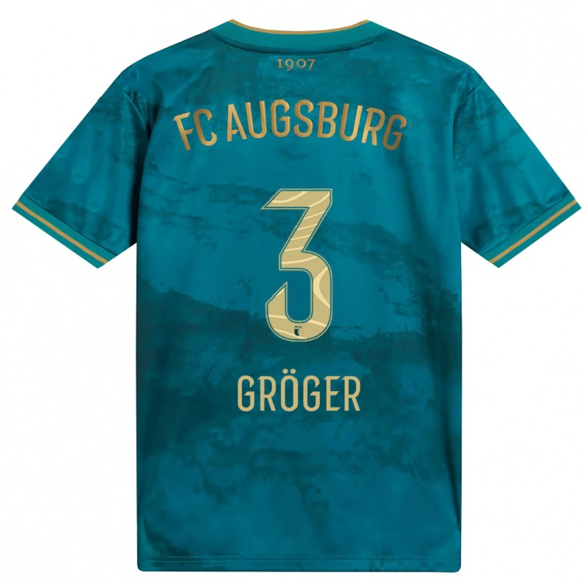 Danxen Dámské Elias Gröger #3 Zelená Hnědá Daleko Hráčské Dresy 2026/27 Dres