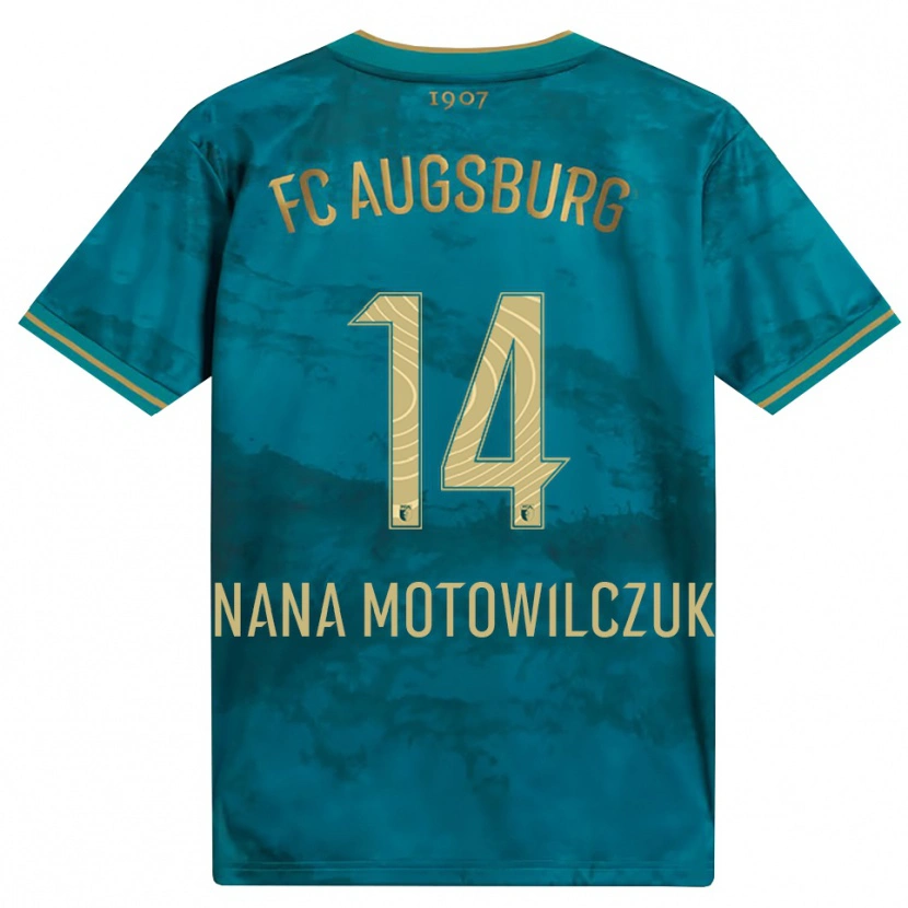 Danxen Dámské Kevin Nana #14 Zelená Hnědá Daleko Hráčské Dresy 2026/27 Dres