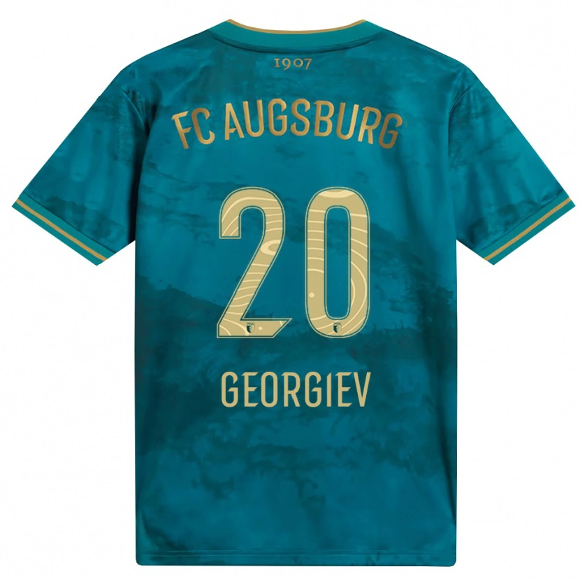 Danxen Dámské Bojan Georgiev #20 Zelená Hnědá Daleko Hráčské Dresy 2026/27 Dres