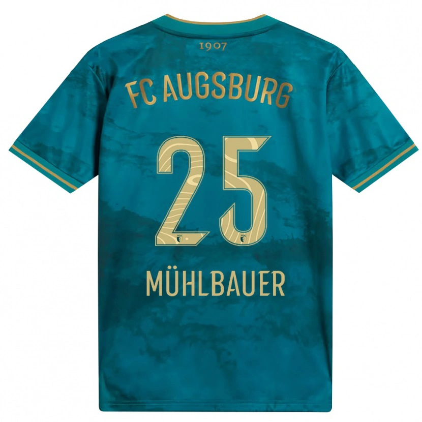 Danxen Dámské Simon Mühlbauer #25 Zelená Hnědá Daleko Hráčské Dresy 2026/27 Dres