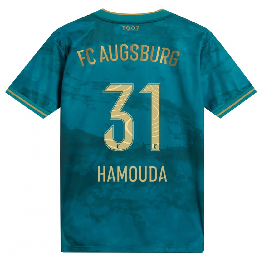 Danxen Dámské Hania Hamouda #31 Zelená Hnědá Daleko Hráčské Dresy 2026/27 Dres