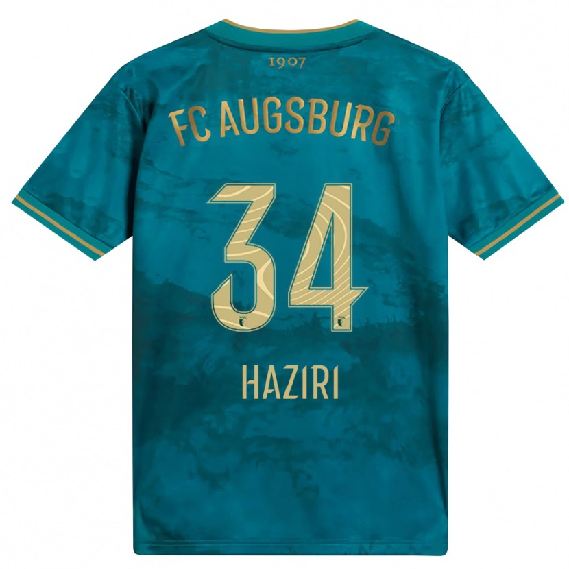 Danxen Dámské Edi Haziri #34 Zelená Hnědá Daleko Hráčské Dresy 2026/27 Dres