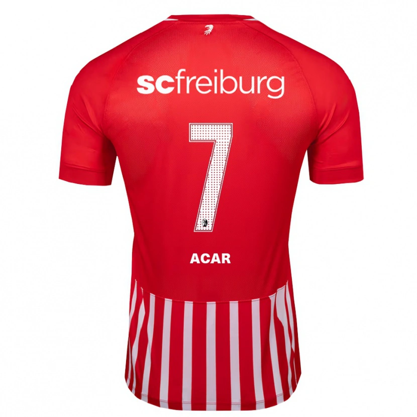 Danxen Dětské Hasan Acar #7 Červená Bílá Černá Domů Hráčské Dresy 2026/27 Dres