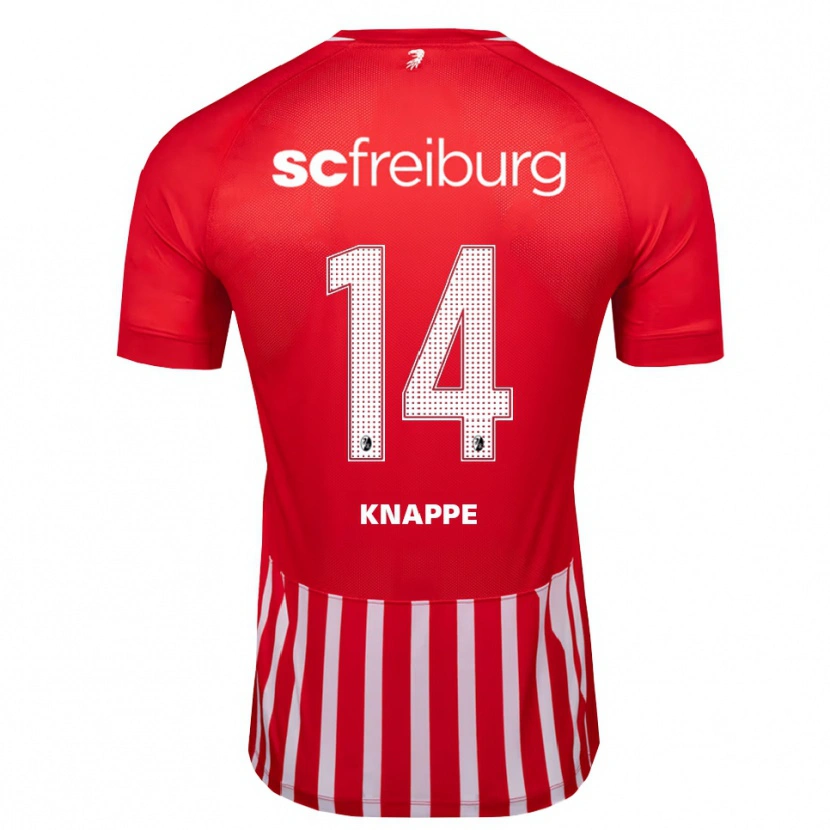 Danxen Dětské Davino Knappe #14 Červená Bílá Černá Domů Hráčské Dresy 2026/27 Dres