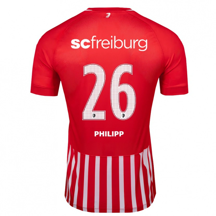 Danxen Dětské Maximilian Philipp #26 Červená Bílá Černá Domů Hráčské Dresy 2026/27 Dres