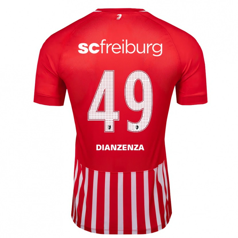 Danxen Dětské Chrisdy Dianzenza #49 Červená Bílá Černá Domů Hráčské Dresy 2026/27 Dres