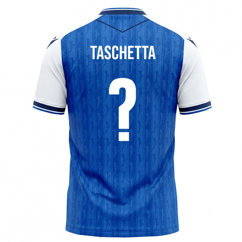 Danxen Dětské Vincenzo Taschetta #0 Královská Modř Bílá Domů Hráčské Dresy 2026/27 Dres