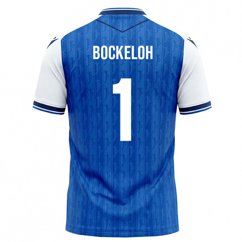 Danxen Dětské Leonhard Bockeloh #1 Královská Modř Bílá Domů Hráčské Dresy 2026/27 Dres