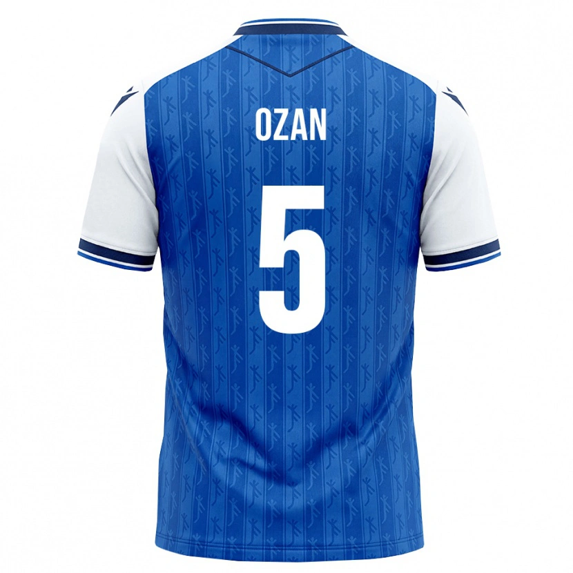 Danxen Dětské Ozan Kabak #5 Královská Modř Bílá Domů Hráčské Dresy 2026/27 Dres