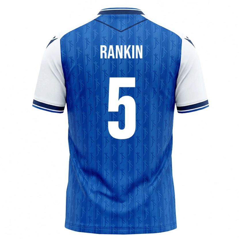 Danxen Dětské Jamilla Rankin #5 Královská Modř Bílá Domů Hráčské Dresy 2026/27 Dres