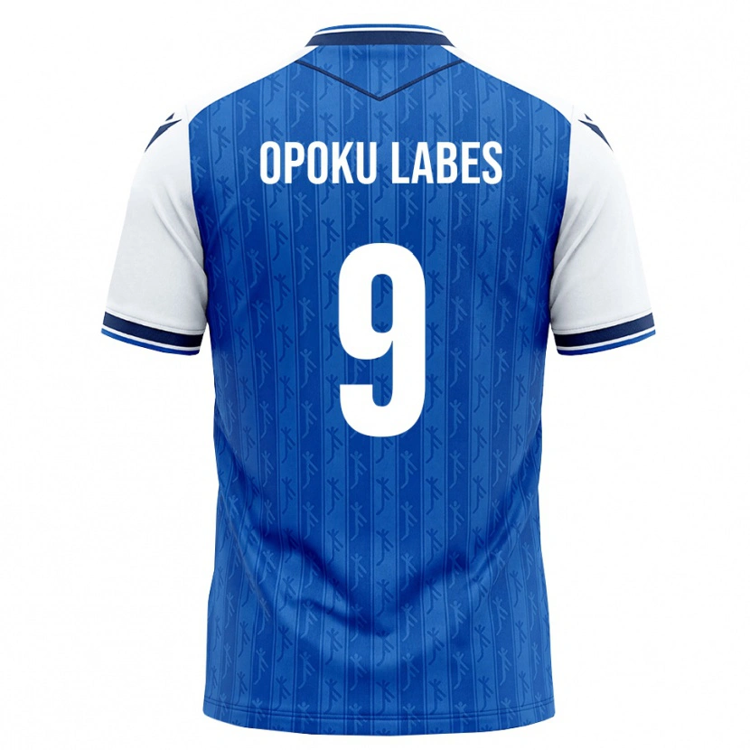 Danxen Dětské Ben Opoku Labes #9 Královská Modř Bílá Domů Hráčské Dresy 2026/27 Dres