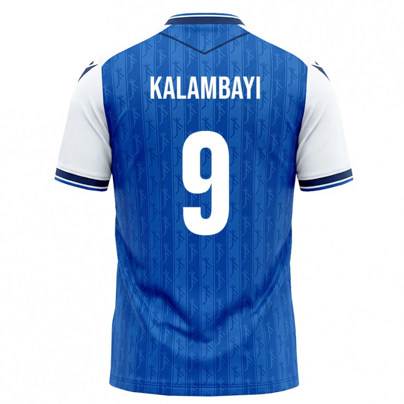 Danxen Dětské Simon Kalambayi #9 Královská Modř Bílá Domů Hráčské Dresy 2026/27 Dres