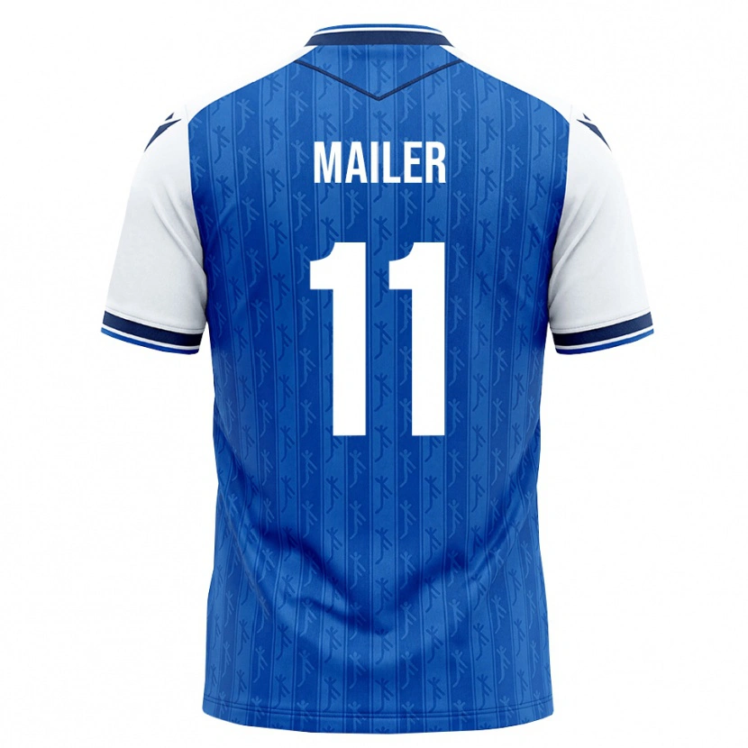 Danxen Dětské Emanuele Mailer #11 Královská Modř Bílá Domů Hráčské Dresy 2026/27 Dres