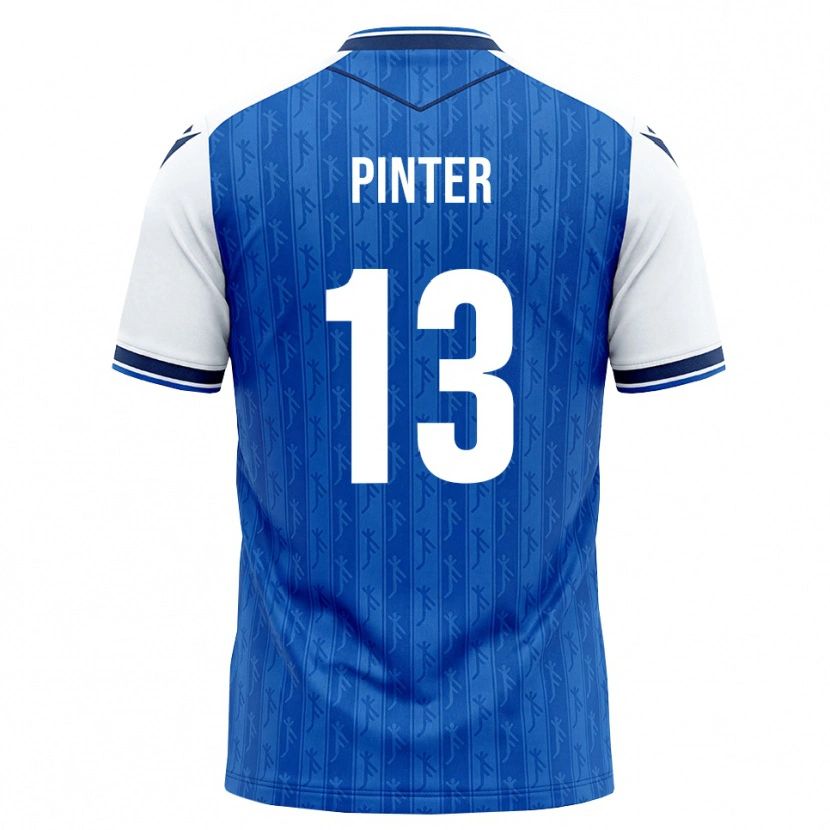 Danxen Dětské Valentein Pinter #13 Královská Modř Bílá Domů Hráčské Dresy 2026/27 Dres