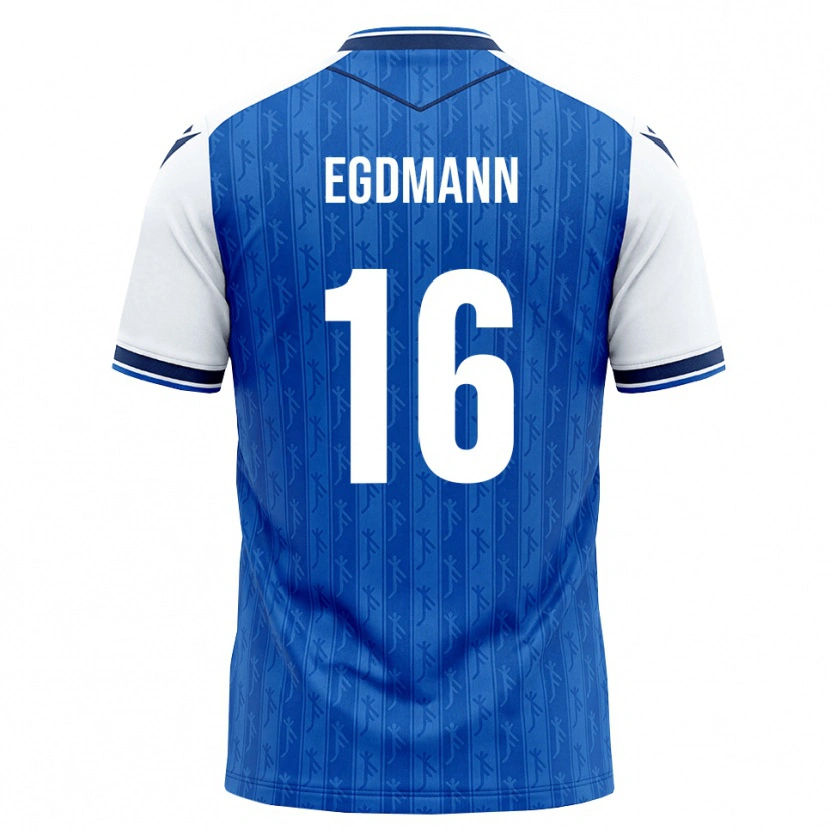 Danxen Dětské Mika Egdmann #16 Královská Modř Bílá Domů Hráčské Dresy 2026/27 Dres