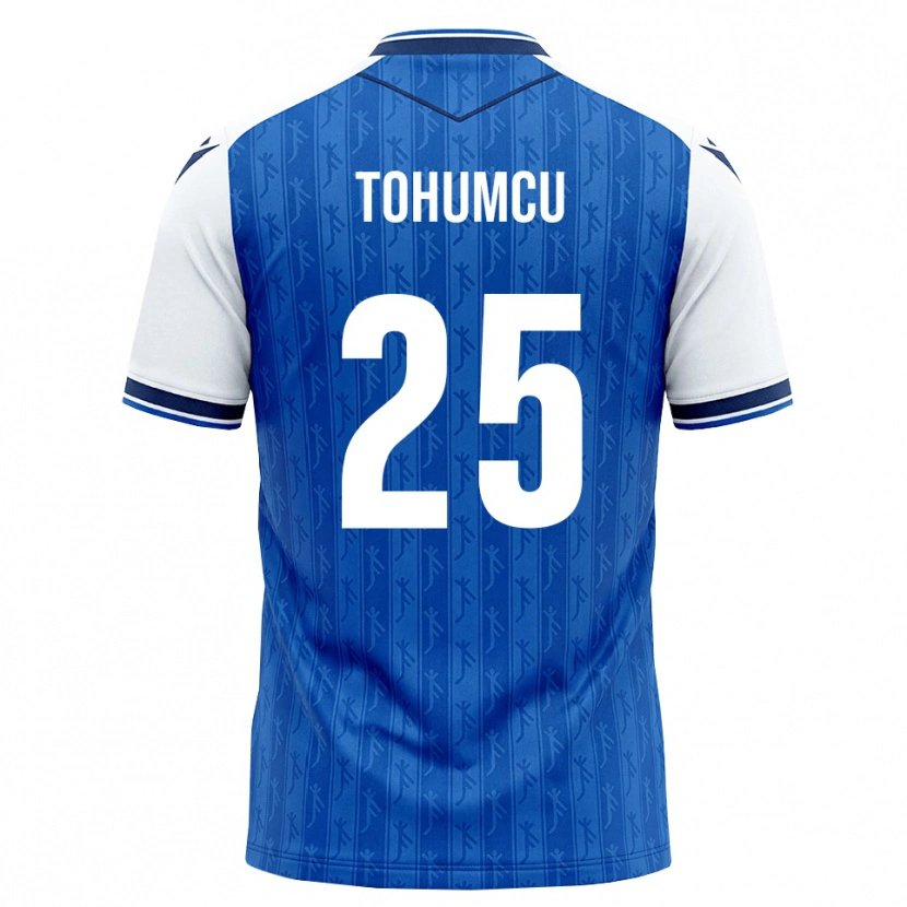 Danxen Dětské Umut Tohumcu #25 Královská Modř Bílá Domů Hráčské Dresy 2026/27 Dres