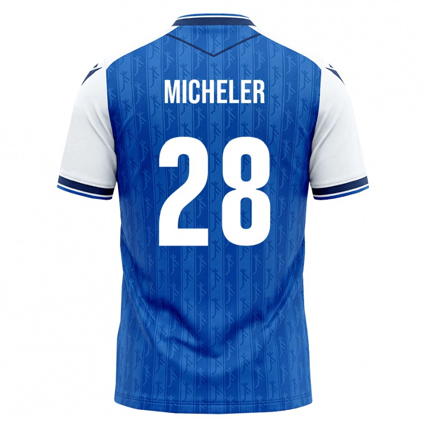Danxen Dětské Florian Micheler #28 Královská Modř Bílá Domů Hráčské Dresy 2026/27 Dres