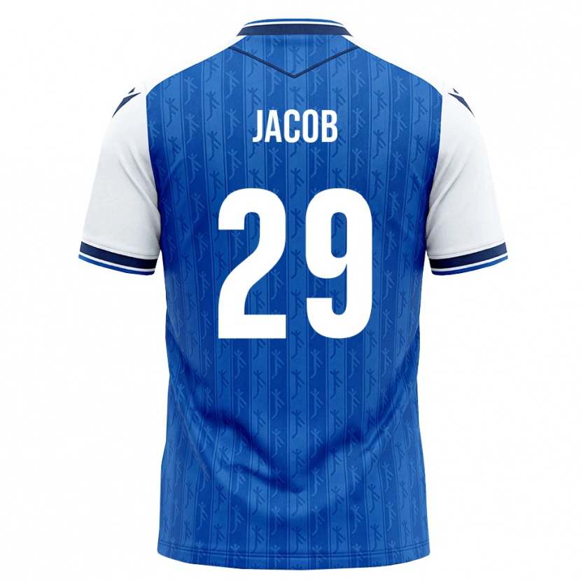 Danxen Dětské Tyler Jacob #29 Královská Modř Bílá Domů Hráčské Dresy 2026/27 Dres