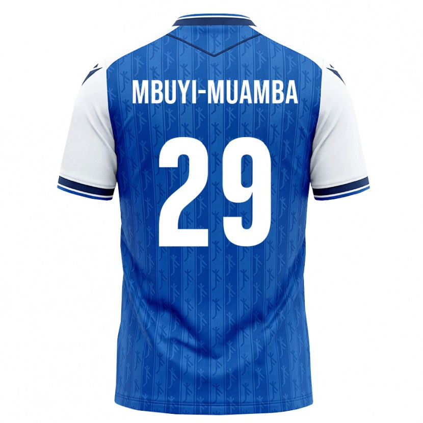 Danxen Dětské Hubert Mbuyi-Muamba #29 Královská Modř Bílá Domů Hráčské Dresy 2026/27 Dres