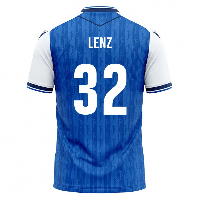 Danxen Dětské Cajetan Lenz #32 Královská Modř Bílá Domů Hráčské Dresy 2026/27 Dres