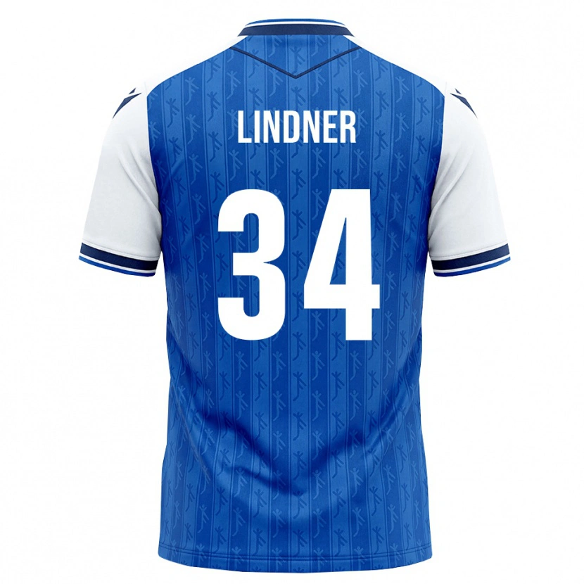 Danxen Dětské Sophie Lindner #34 Královská Modř Bílá Domů Hráčské Dresy 2026/27 Dres