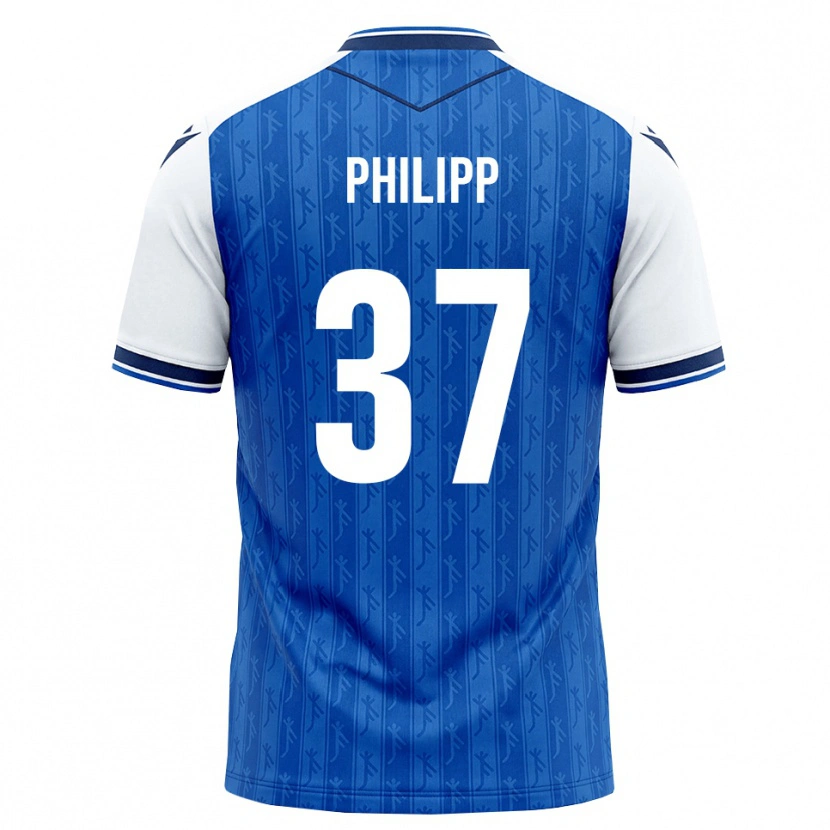 Danxen Dětské Luca Philipp #37 Královská Modř Bílá Domů Hráčské Dresy 2026/27 Dres