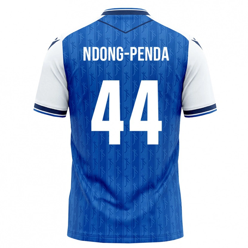 Danxen Dětské Maxime Ndong-Penda #44 Královská Modř Bílá Domů Hráčské Dresy 2026/27 Dres