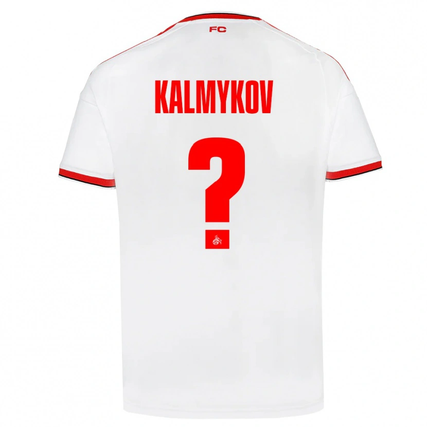 Danxen Dětské Arthur Kalmykov #0 Bílá Červená Černá Domů Hráčské Dresy 2026/27 Dres