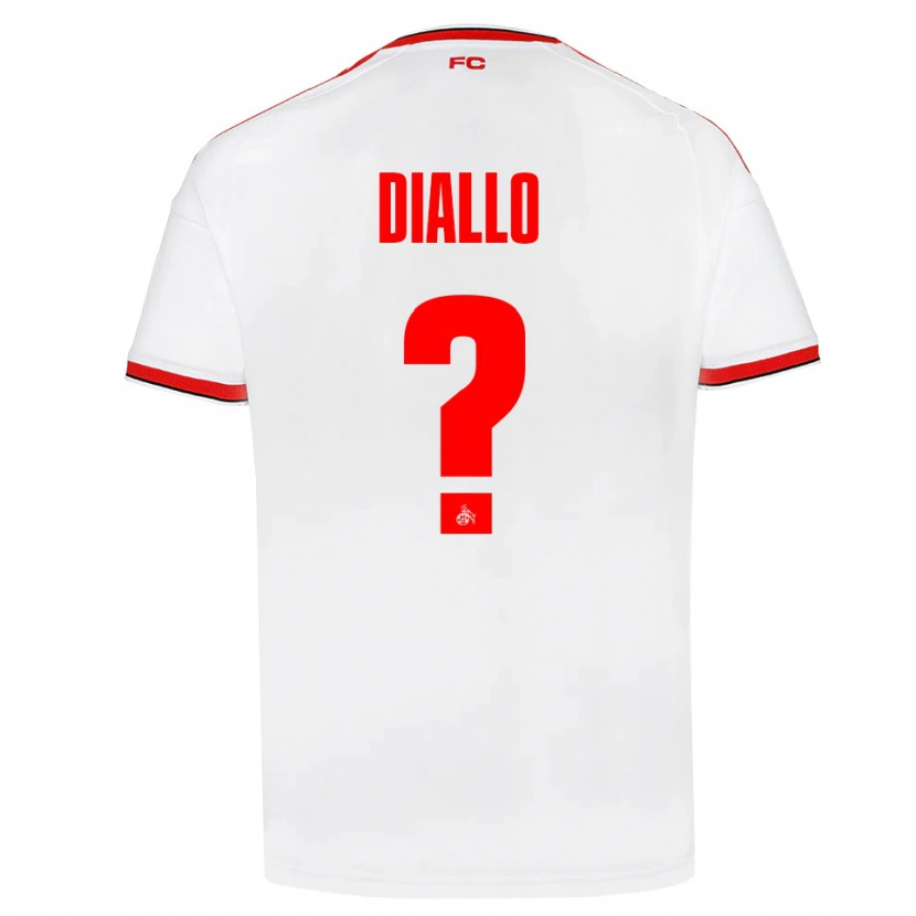 Danxen Dětské Ismaila Diallo #0 Bílá Červená Černá Domů Hráčské Dresy 2026/27 Dres