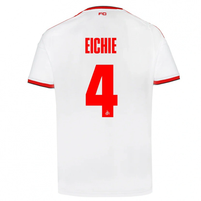 Danxen Dětské David Eichie #4 Bílá Červená Černá Domů Hráčské Dresy 2026/27 Dres