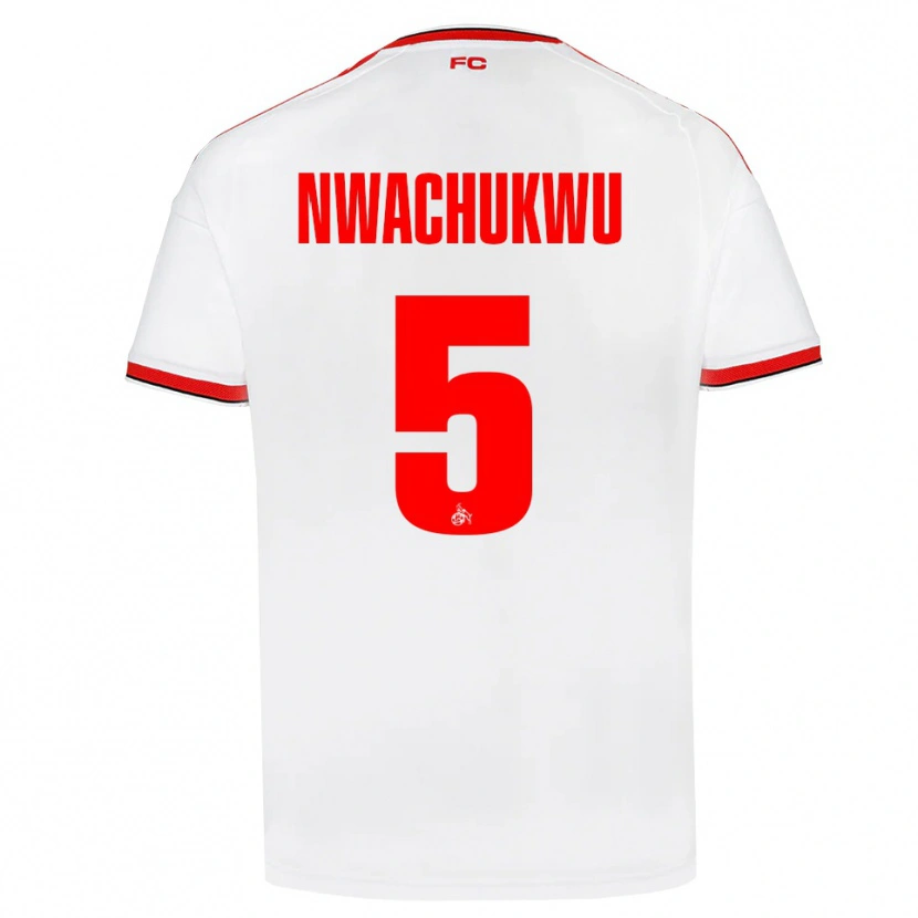 Danxen Dětské Ben Nwachukwu #5 Bílá Červená Černá Domů Hráčské Dresy 2026/27 Dres