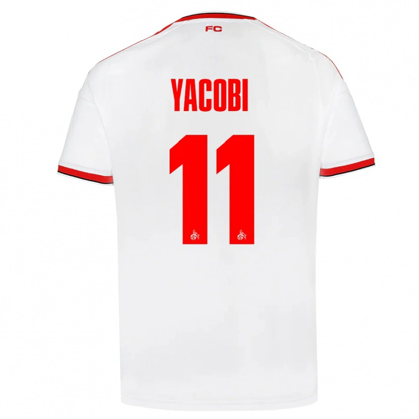Danxen Dětské Nilas Yacobi #11 Bílá Červená Černá Domů Hráčské Dresy 2026/27 Dres