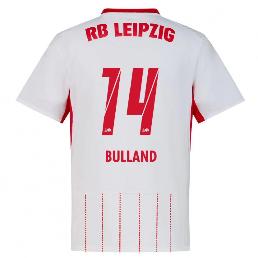 Danxen Dětské Anton Bulland #14 Červená Bílá Žlutá Domů Hráčské Dresy 2026/27 Dres