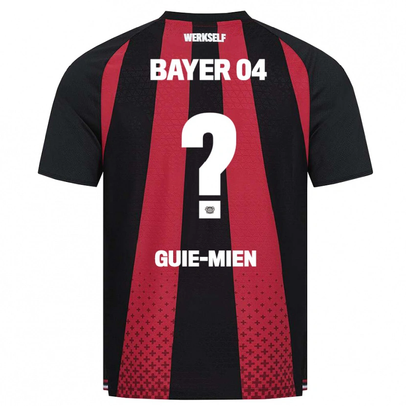 Danxen Dětské Samuel Guie-Mien #0 Černá Bílá Červená Domů Hráčské Dresy 2026/27 Dres