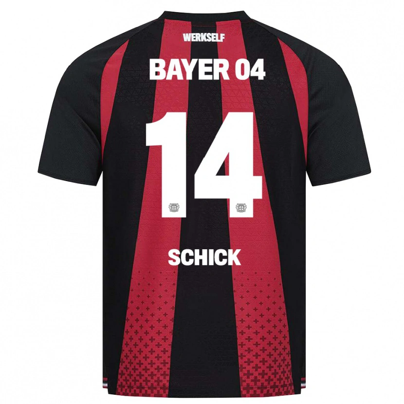Danxen Dětské Patrik Schick #14 Černá Bílá Červená Domů Hráčské Dresy 2026/27 Dres
