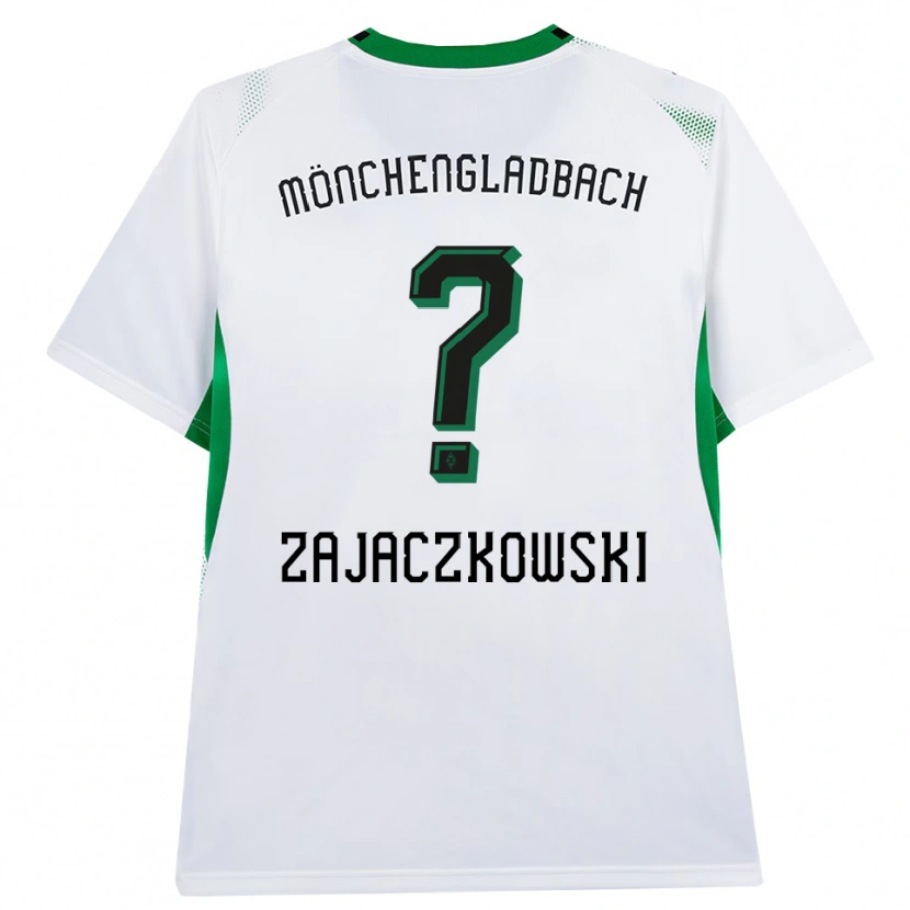 Danxen Dětské Vincent Zajaczkowski #0 Bílá Černá Zelená Domů Hráčské Dresy 2026/27 Dres