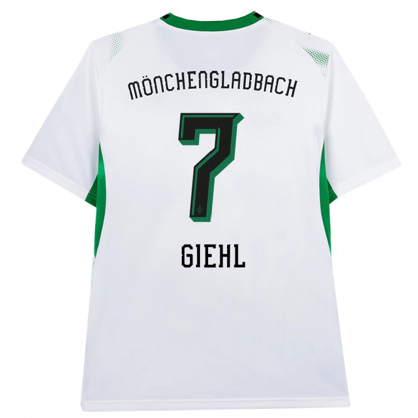 Danxen Dětské Madita Giehl #7 Bílá Černá Zelená Domů Hráčské Dresy 2026/27 Dres