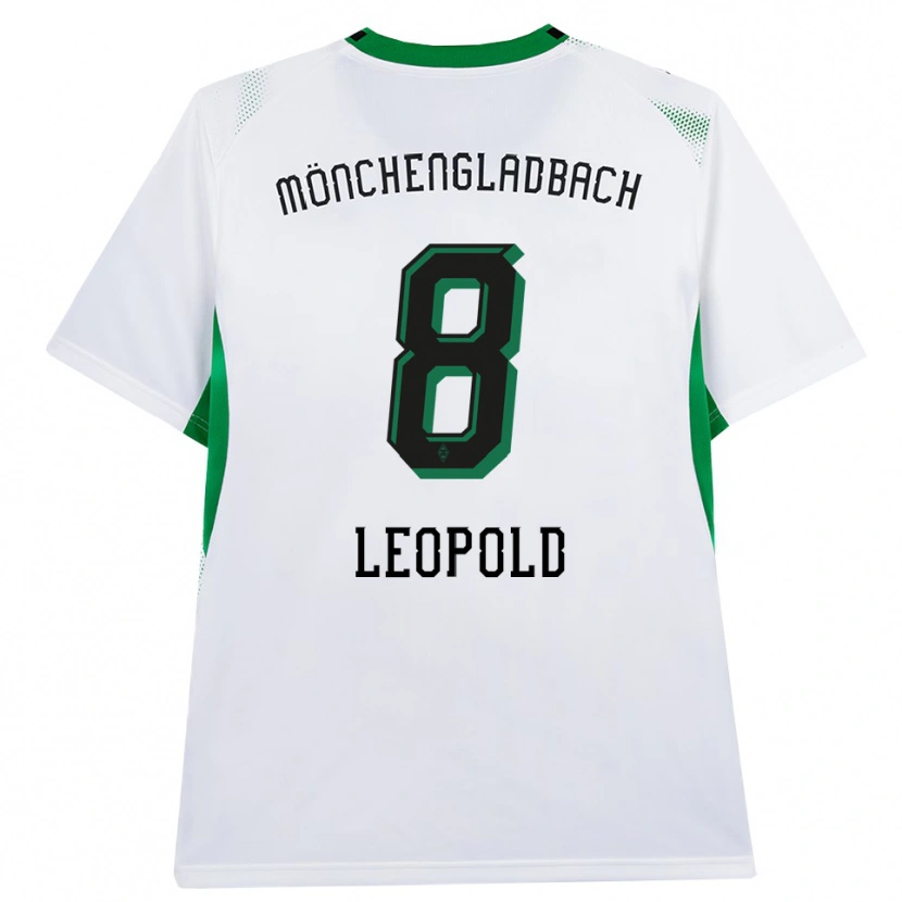 Danxen Dětské Enzo Leopold #8 Bílá Černá Zelená Domů Hráčské Dresy 2026/27 Dres