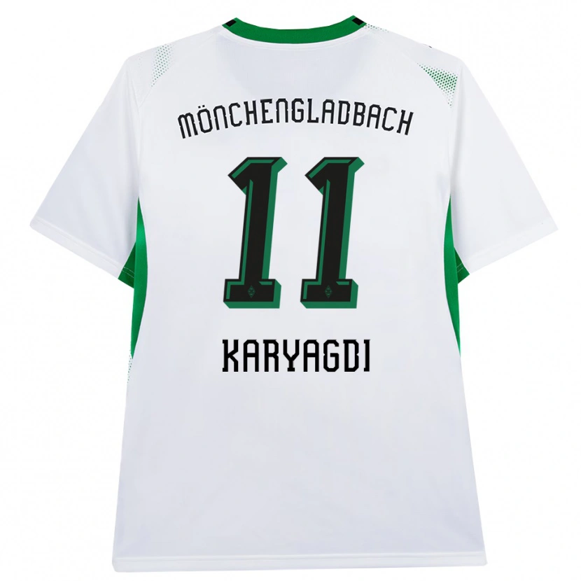 Danxen Dětské Kerim Karyagdi #11 Bílá Černá Zelená Domů Hráčské Dresy 2026/27 Dres