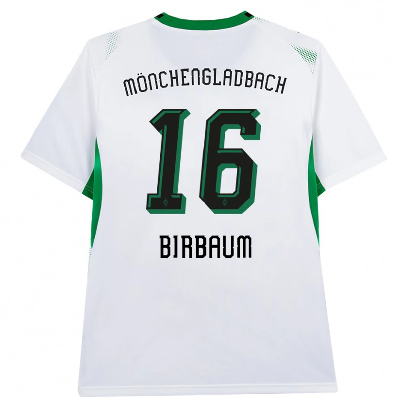 Danxen Dětské Anne Birbaum #16 Bílá Černá Zelená Domů Hráčské Dresy 2026/27 Dres
