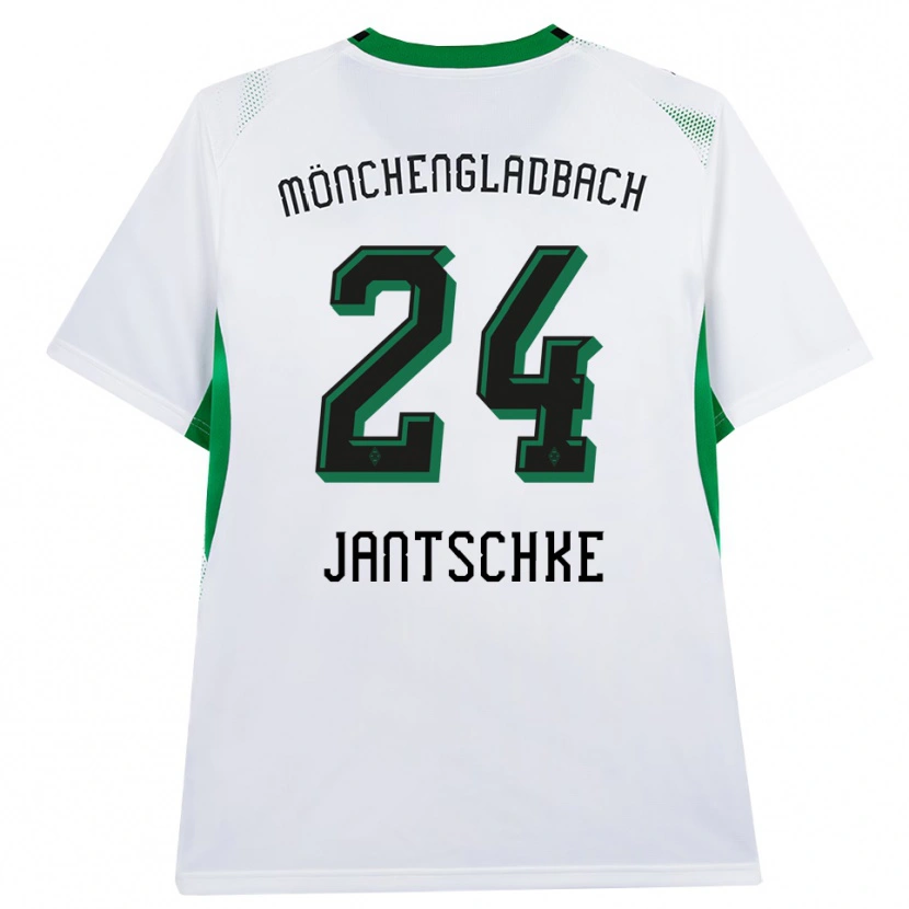 Danxen Dětské Tony Jantschke #24 Bílá Černá Zelená Domů Hráčské Dresy 2026/27 Dres
