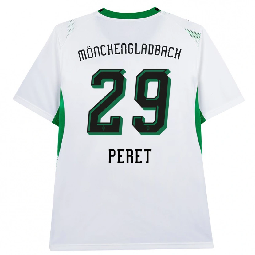 Danxen Dětské Jakub Peret #29 Bílá Černá Zelená Domů Hráčské Dresy 2026/27 Dres