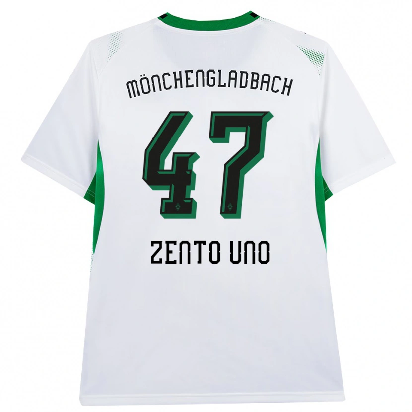Danxen Dětské Zento Uno #47 Bílá Černá Zelená Domů Hráčské Dresy 2026/27 Dres