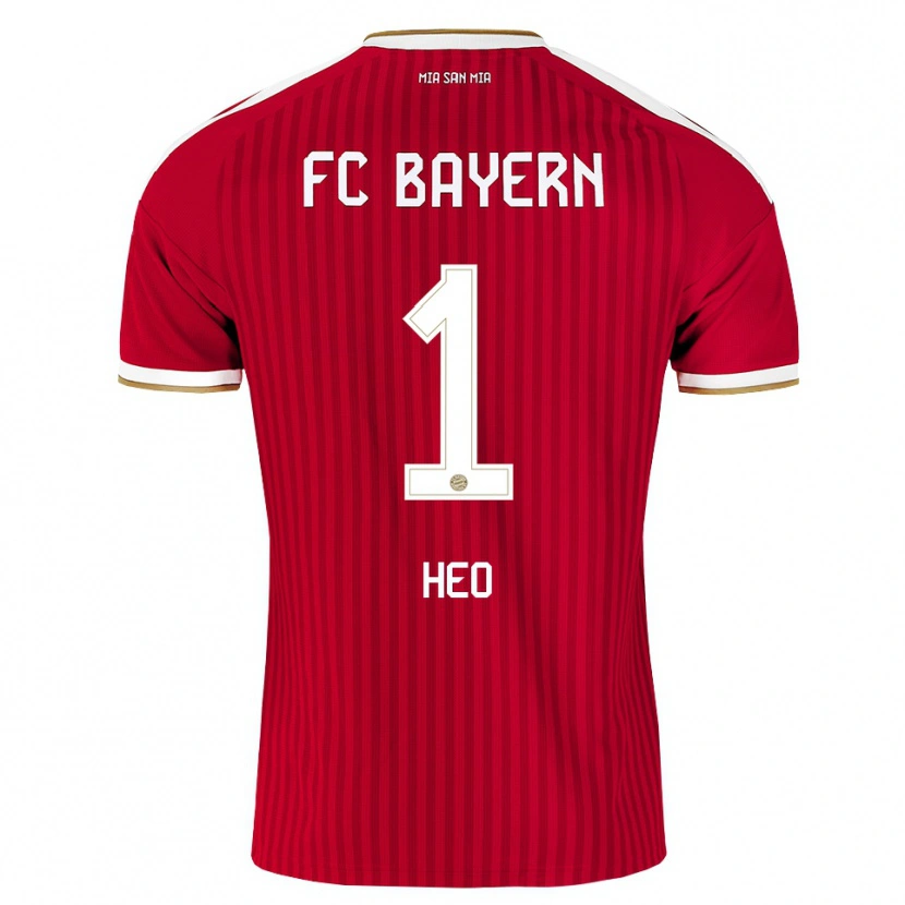 Danxen Dětské Jae-Won Heo #1 Červená Bílá Modrá Domů Hráčské Dresy 2026/27 Dres